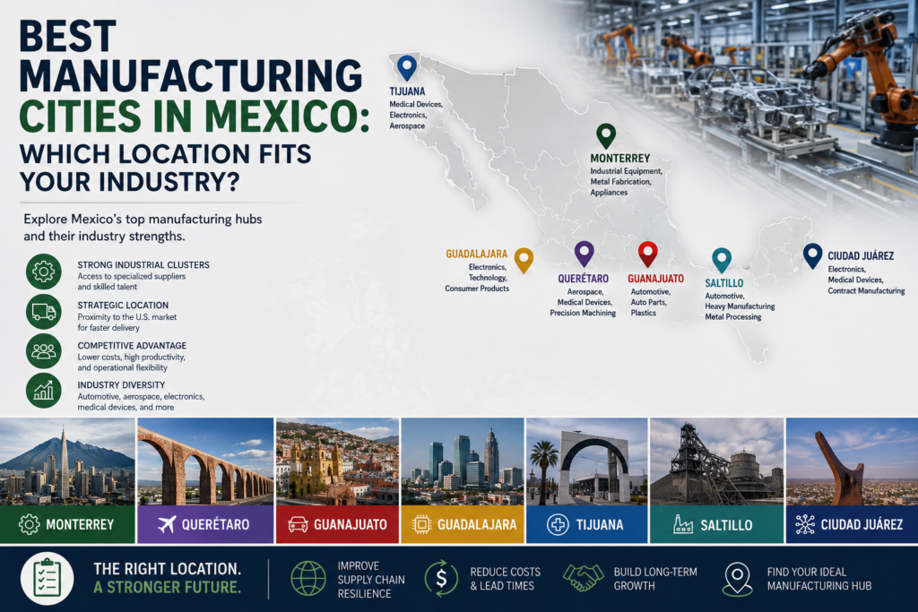 Best Manufacturing cities in mexico