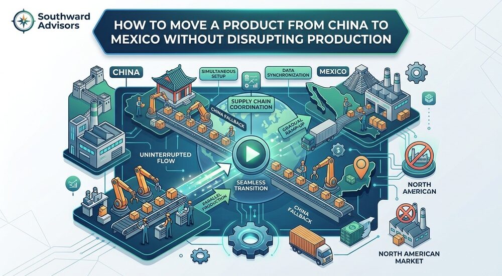 Move production from China to Mexico